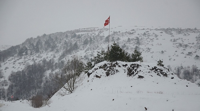 Ordu'dan kar manzaraları