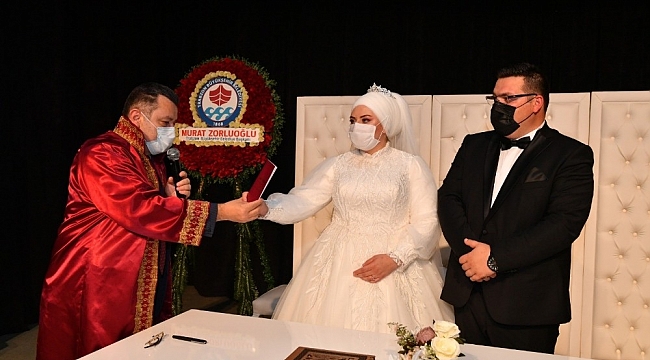 Ortahisar'da 2020 yılında bin 913 çiftin nikahı kıyıldı