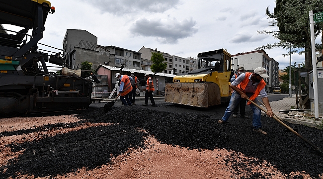 Osmangazi'den 1 yılda 55 bin 700 ton asfalt