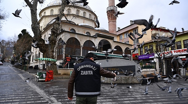 Osmangazi sokakları sessizliğe büründü