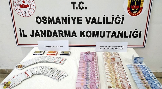 Osmaniye'de kumar oynayan 14 kişiye 48 bin lira ceza