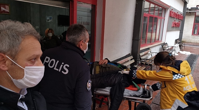 Otobüs kazasında yaralanan yolcular hastaneye sevk edildi