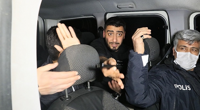 Otomobilden havaya ateş açtılar, polisten kaçarken drenaj kanalına düştüler