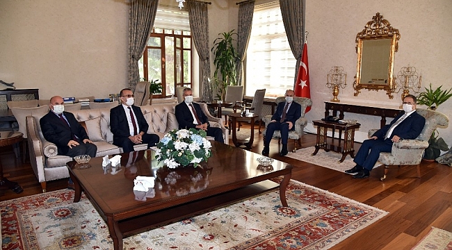 Özel Güvenlik Denetleme Başkanı Çelik'ten Vali Karadeniz'e ziyaret