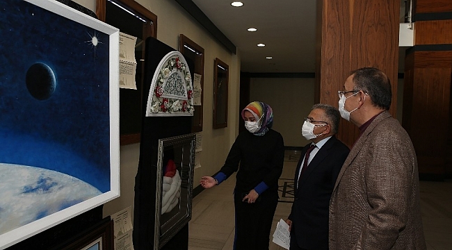 Özhaseki, Büyükşehir'de Mimar Sinan Sergisi'ni gezdi