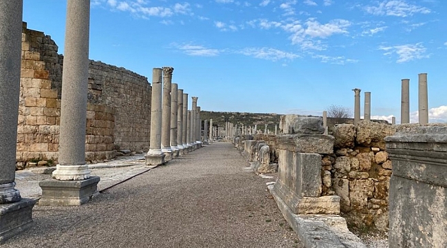 Perge Antik Kenti 2020 yılında sessiz kaldı