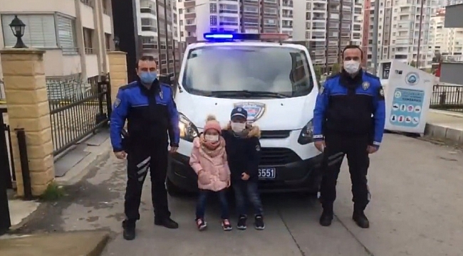 Polis olmak isteyen minik Aras'ın hayali gerçek oldu