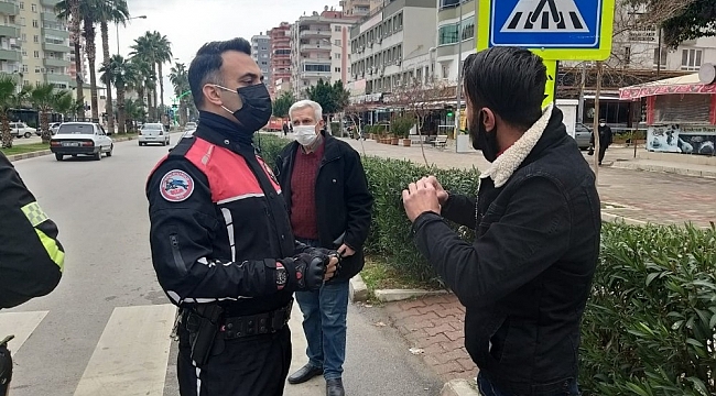 Polisin yayalarla sınavı