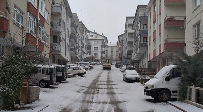 Pursaklar'da 724 kar mesaisi