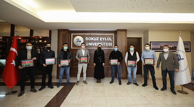 Rektör Hotar, Azerbaycan'a destek veren kahraman doktorları ağırladı