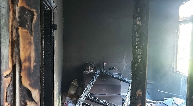 Rize'de yangın: 1 ölü