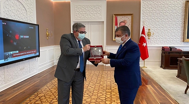 Rus Büyükelçi'den Sağlık Bakanı Koca'ya dikkat çekici ziyaret