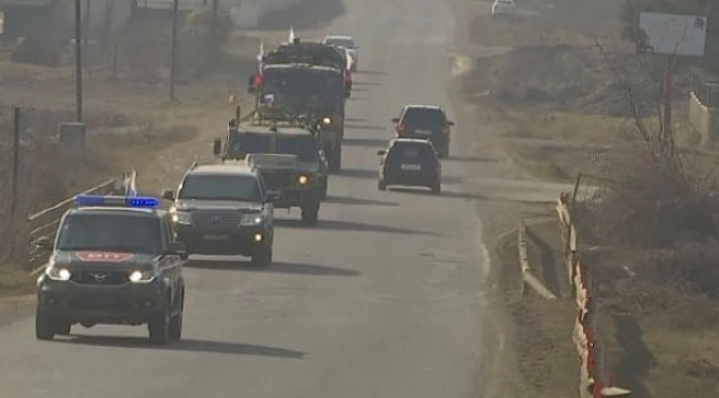 Rusya, Dağlık Karabağ'daki Türk-Rus Ortak Gözetim Merkezi'ne subaylarını gönderdi