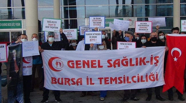 Sağlık çalışanları destek bekliyor