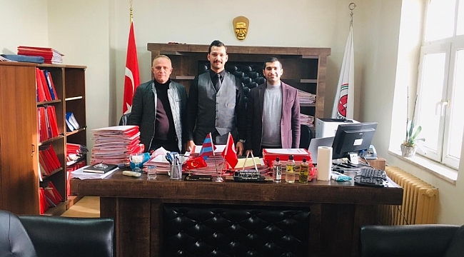 Sağlık-Sen Şırnak Şubesi yöneticileri, İdil Cumhuriyet Savcısı Hamzaçebi ile görüştü