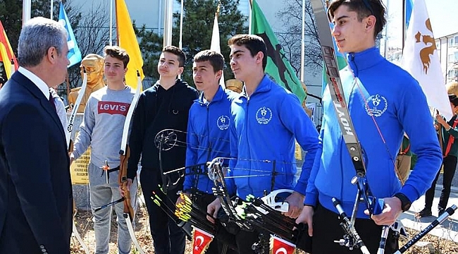 Şampiyon sporcu son yolculuğuna uğurlandı