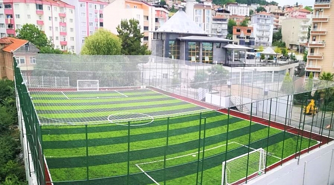 Samsun Büyükşehir'den Kökçüoğlu Mahallesi'ne halı saha