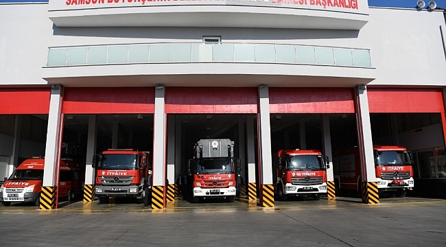 Samsun İtfaiyesi 6 bin 999 olaya müdahale etti