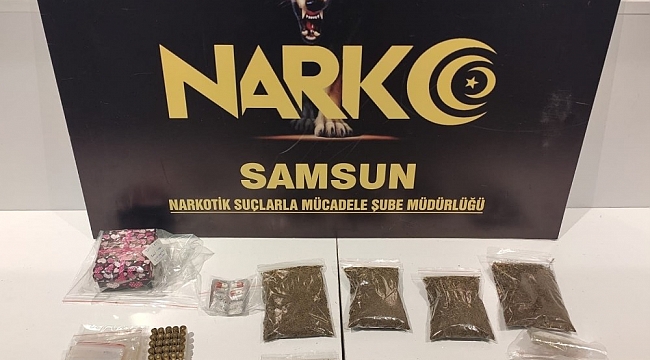 Samsun'da 2 kişiye uyuşturucu ticaretinden gözaltı