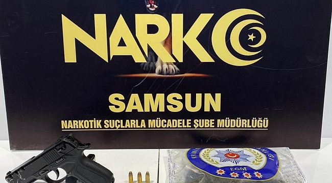 Samsun'da 570 gram bonzai ile yakalanan 1'i kadın 2 kişi gözaltına alındı