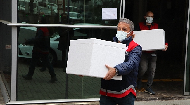Samsun'da Covid-19 aşıları hastanelere dağıtılmaya başlandı