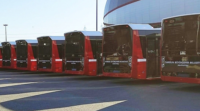Samsun'da toplu ulaşım konforu artıyor