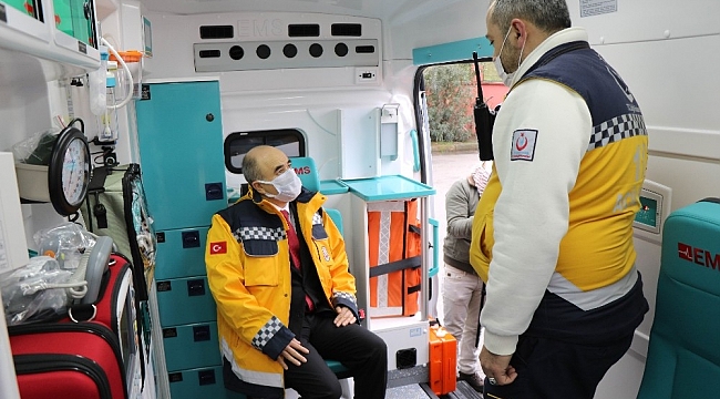 Samsun'un sağlık filosuna 14 yeni ambulans