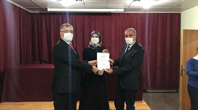 Saray ilçesindeki 45 okula 'okulum temiz' belgesi verildi