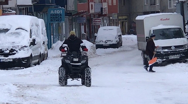 Sarıkamış'ta kış mesaisi başladı