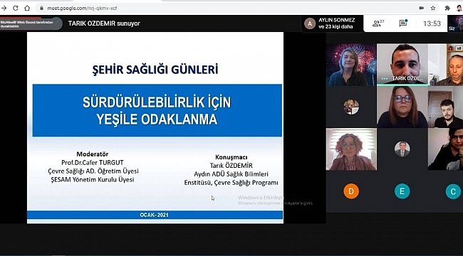 Şehir sağlığı günleri etkinliği yapıldı