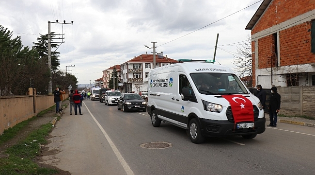 Şehit Gedik, helallik için baba evine getirildi