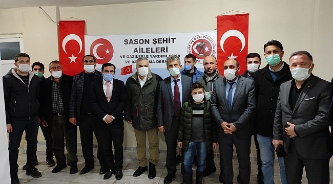 Şehit yakınlarından dayanışma örneği