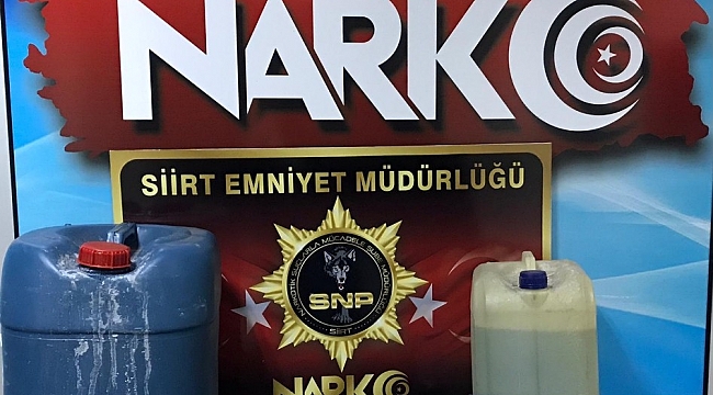 Siirt'te 21 kilo 240 gram uyuşturucu madde ele geçirildi