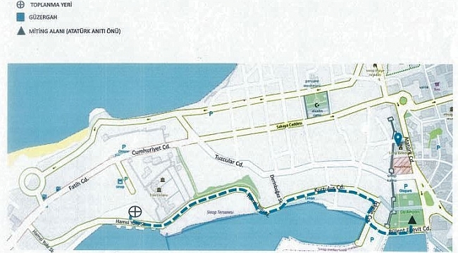 Sinop'ta 2021 yılı toplantı ve yürüyüş güzergahları belirlendi
