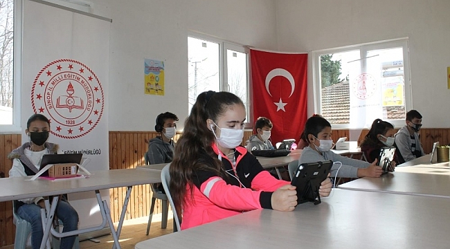 Sinop'ta EBA Destek Noktaları öğrencilere hizmete devam ediyor