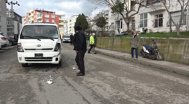 Sinop'ta kamyonetle çarpışan motosikletin sürücüsü hayatını kaybetti
