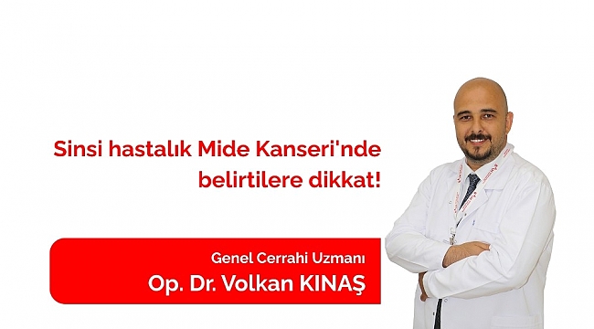 Sinsi hastalık 'mide kanseri'nde belirtilere dikkat