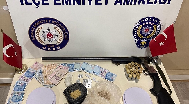 Şırnak'ta uyuşturucu ve kaçakçılık operasyonu: 60 gözaltı