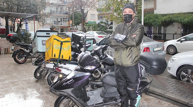 Sitelere motorlu araçla giremeyen kuryelere şimdide asansör engeli