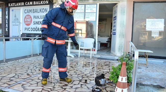 Soğukkanlılığı faciayı önledi