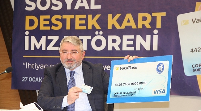 Sosyal destek kartı ile ihtiyaç sahiplerine 10 milyon TL destek