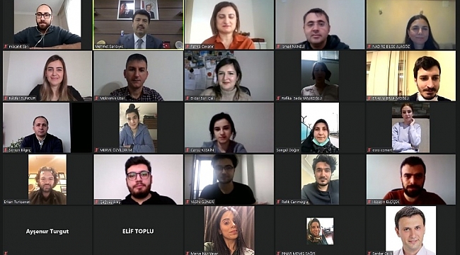 SUBÜ'den çevrim içi stratejik plan değerlendirme toplantısı