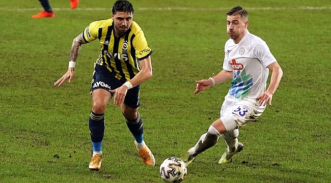 Süper Lig: Fenerbahçe: 1 - Çaykur Rizespor: 0
