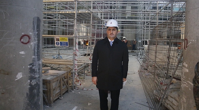 Taksim Camii'nin dış cephesi tamamlandı