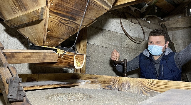 Tarihi değirmen 100 yıldır dönüyor
