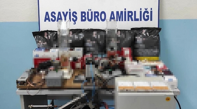 Tavşanlı'da kaçak sigara operasyonu