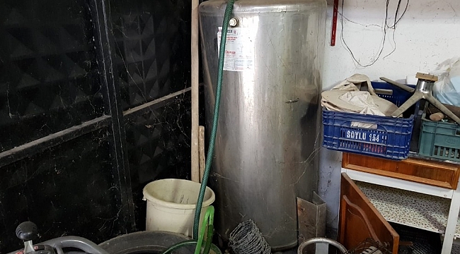 Tekirdağ'da 550 litre sahte içki ele geçirildi