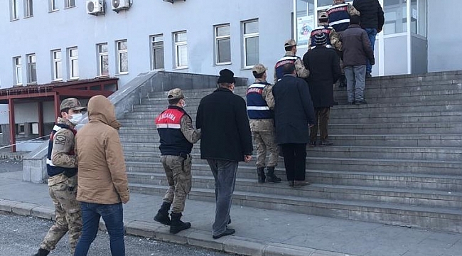 Terörist cenazesinde propaganda yapan 7 kişi gözaltına alındı