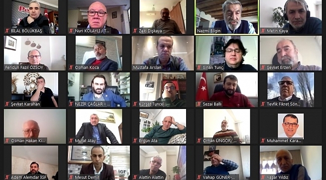 TGK Başkanlar Kurulu video konferansta buluştu