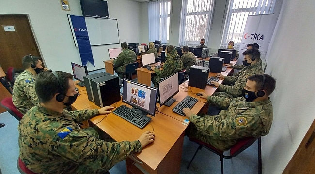 TİKA'dan Bosna Hersek Silahlı Kuvvetler Mesleki Gelişim Eğitim Merkezine destek